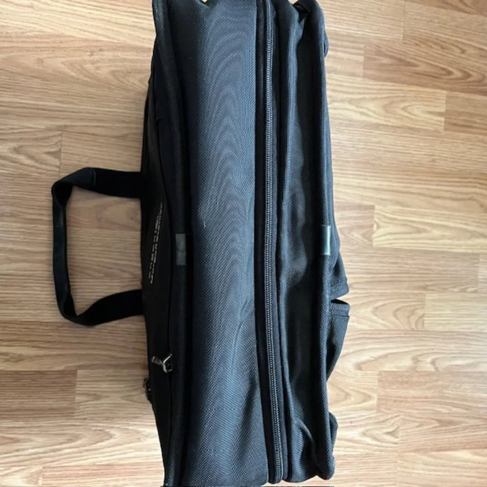 Morgan Stanley TUMI Alfa Expandable Organizer Laptop Briefcase